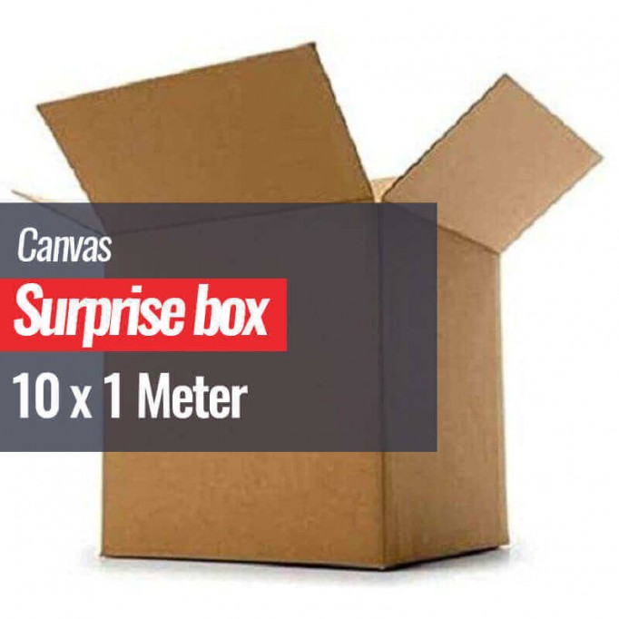 Canvas Stof Surprise Box 10 x 1 Meter - (Canvas Stoffen Katoen )