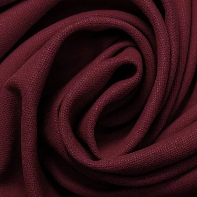 Tissu Canevas Bordeaux - (Tissu Canevas Coton )