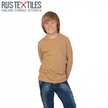 Tissu Coton Jersey Chameau - (Tissu Jersey Coton)