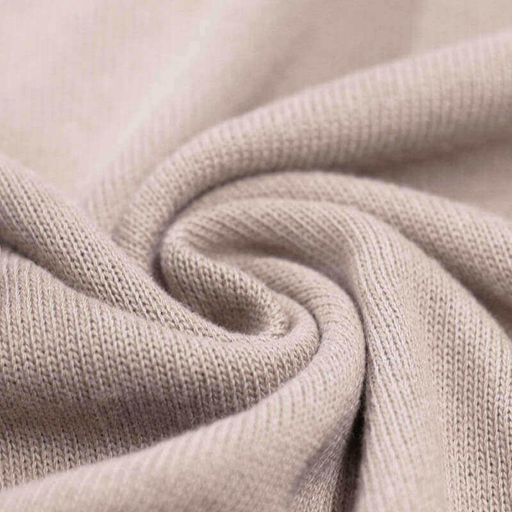 Tessuto A Maglia Per Bambini Di Cotone Beige Chiaro