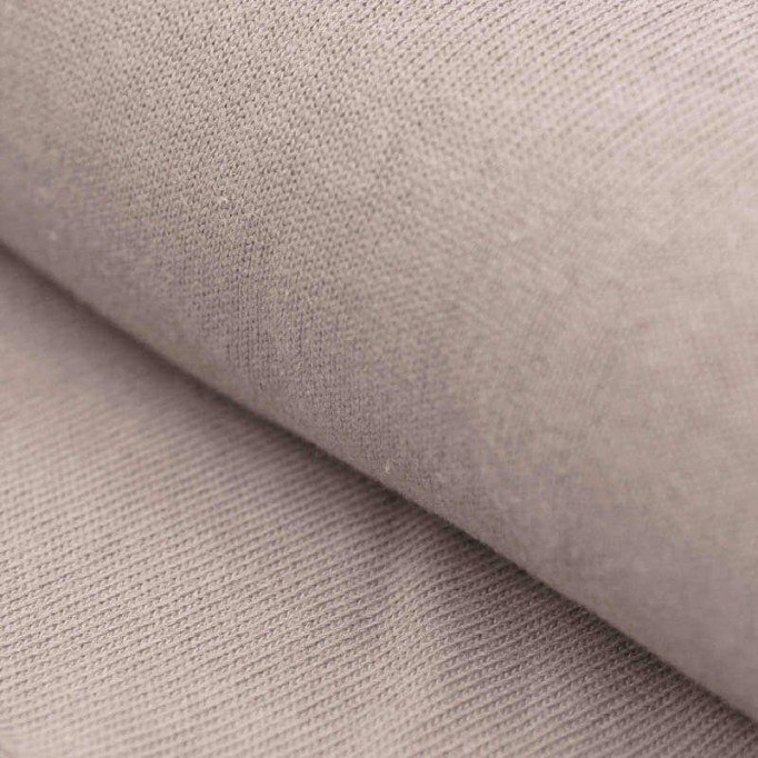 Baby Knit Stof Katoen Licht Beige - (Baby Knit Stoffen)