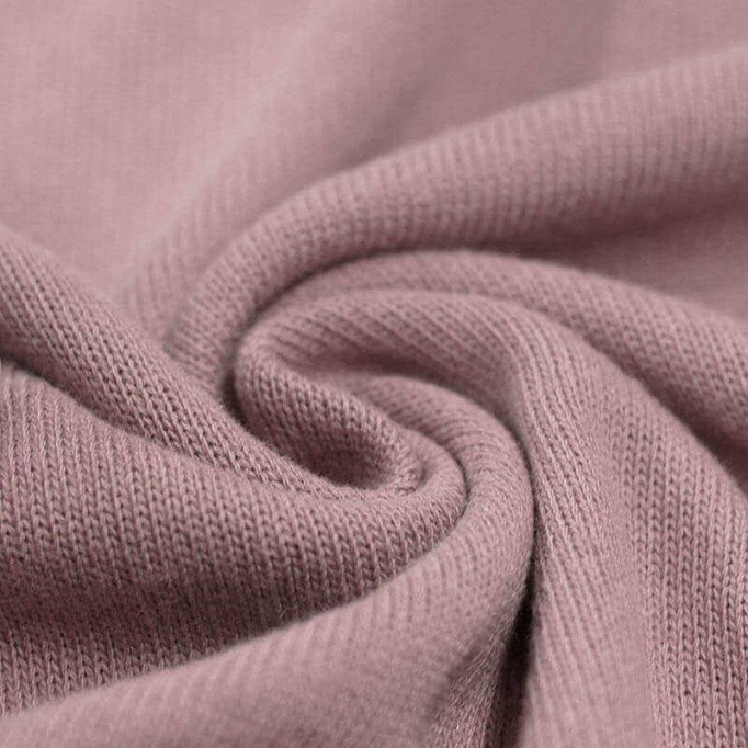 Tessuto A Maglia Per Bambini Di Cotone Rosa Antico - (Tessuto A Maglia Per Bambini)