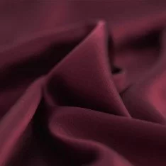 Stretch Satijn Stof Deluxe Bordeaux