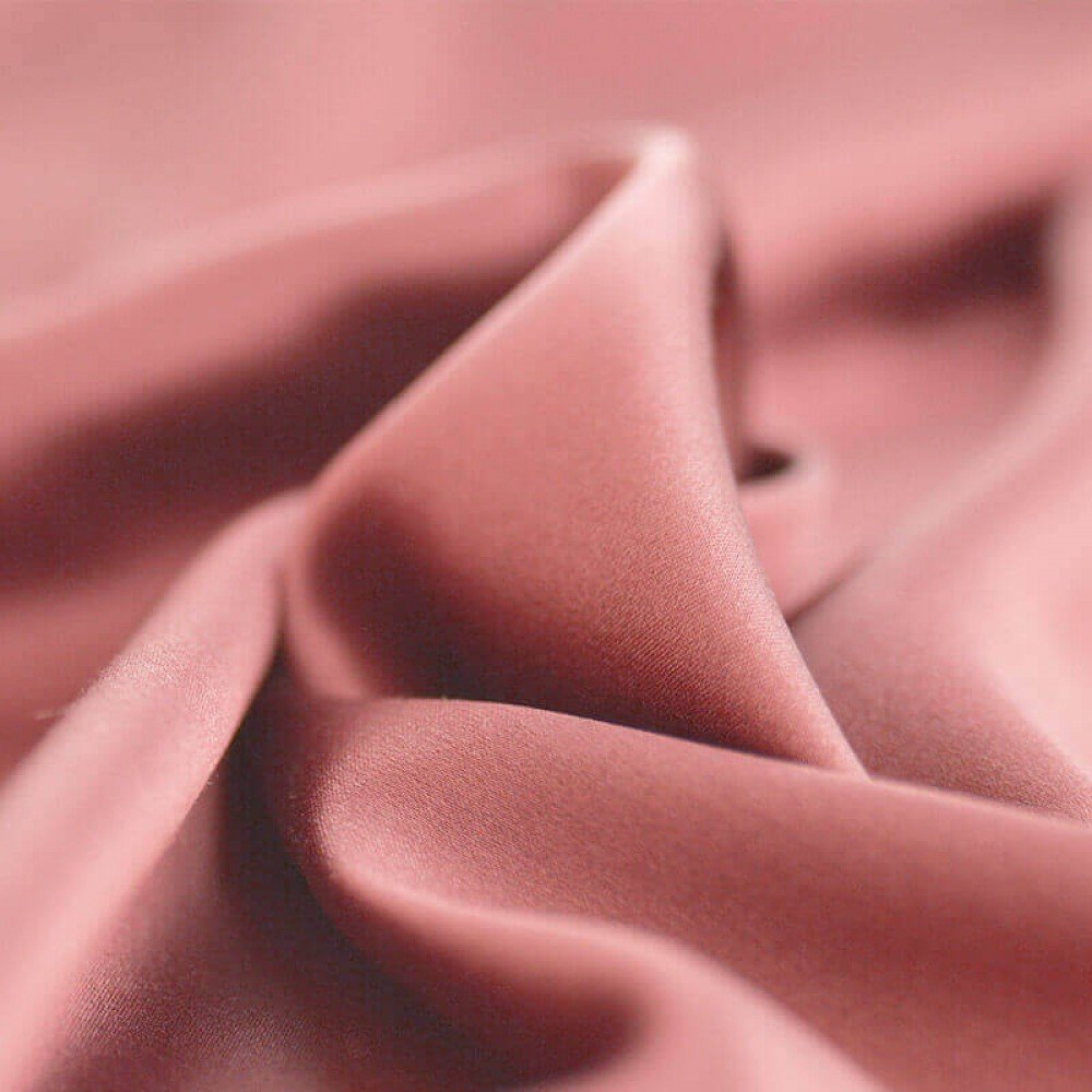 Tissu Satin Stretch De Luxe Mauve Clair