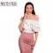 Deluxe Stretch Satin Fabric Light Mauve - (Deluxe Stretch Satin Fabric )