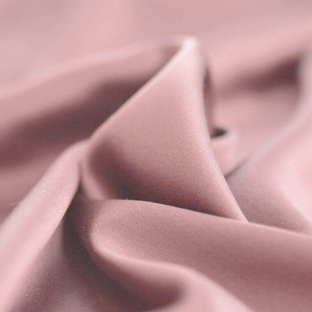 Tissu Satin Stretch De Luxe Vieux Rose