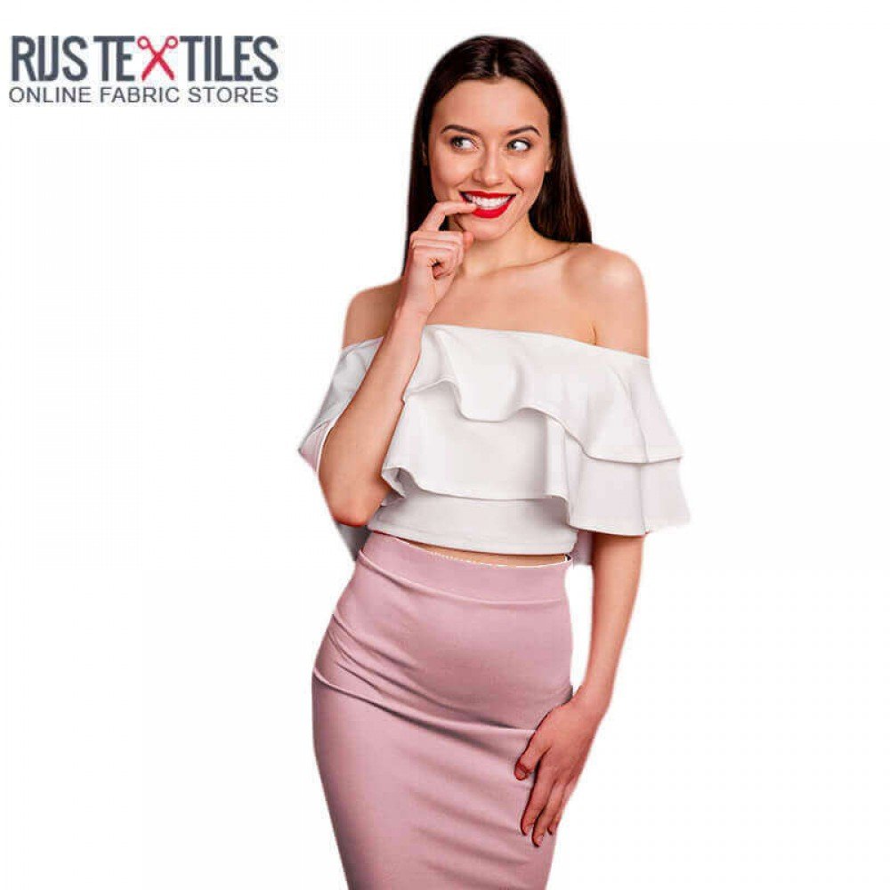 Deluxe Stretch Satin Stoff Altrosa - (Deluxe Stretch Satin Stoff)