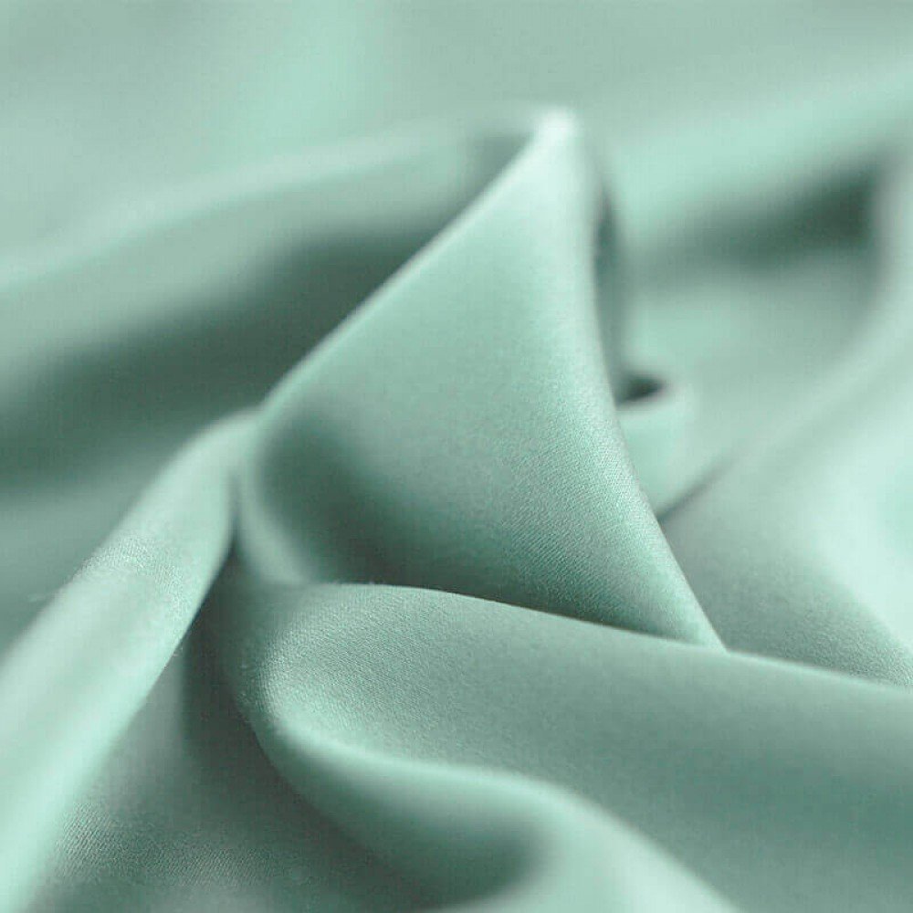 Tissu Satin Stretch De Luxe Turquoise