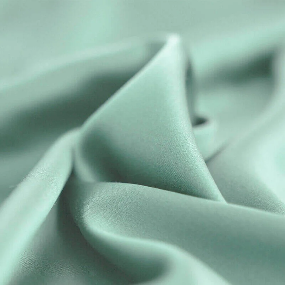Tissu Satin Stretch De Luxe Turquoise