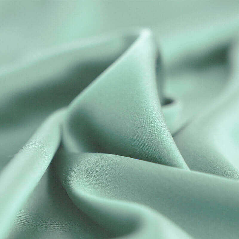 Stretch Satijn Stof Deluxe Turquoise