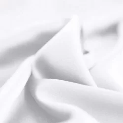 Tissu Satin Stretch De Luxe Blanc  Tissu Satin Stretch De Luxe Blanc