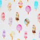 Jersey Cotton Fabric Digital Print - Watercolour Ice Cream Jersey Cotton Fabric Digital Print - Watercolour Ice Cream