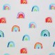Jersey Cotton Fabric Digital Print - Rainbow Jersey Cotton Fabric Digital Print - Rainbow