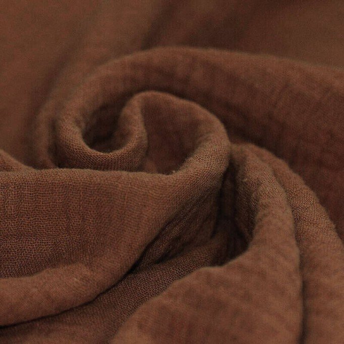 Double Gauze Fabric Light Brown - (Double Gauze Fabric)