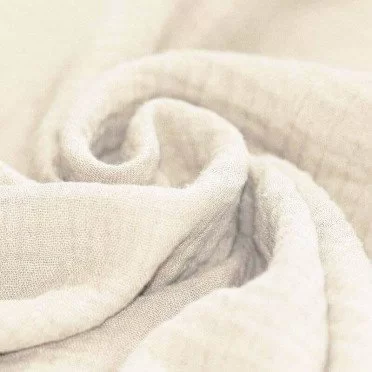 Tissu Double Gaze De Coton Naturel - (Tissu Double Gaze De Coton)