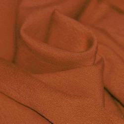 French Terry Fabric Cognac