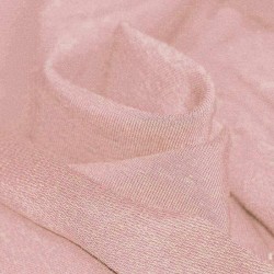 French Terry Fabric Nude Pink