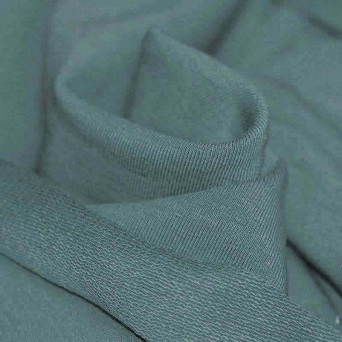 Sommersweat Stoff Altgrün - (Sommersweat Stoff)