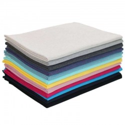 French Terry Fabric 12 Colors 1 Meters Package