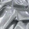 Hologramm Lycra Stoff Mystic Silbergrau - (Hologramm Stoffe)