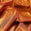 Hologram Lycra Stof Mystic Oranje - (Hologram Stoffen)