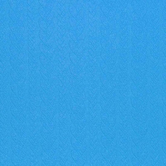 Cable Knit Jacquard Fabric Aqua Cable Knit Jacquard Fabric Aqua
