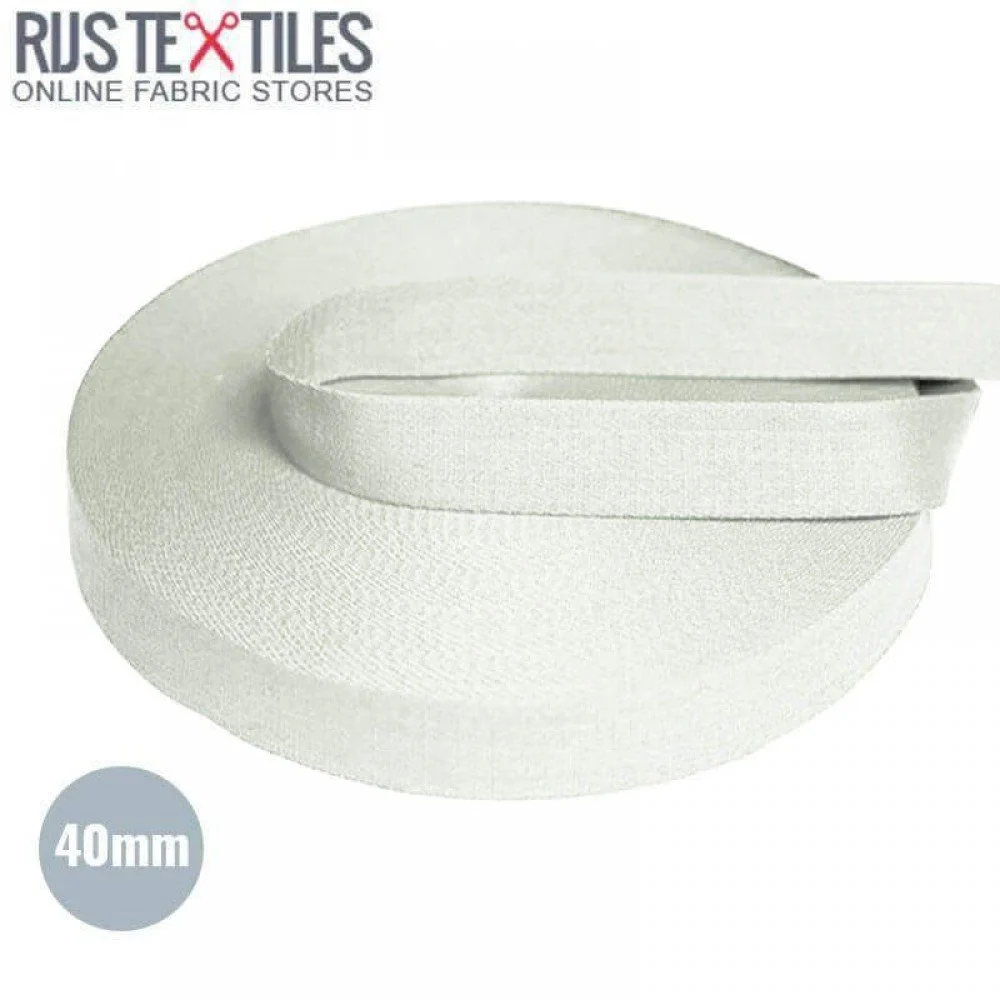 Belt Webbing Cotton Ecru 40mm (Per Metre) Belt Webbing Cotton Ecru 40mm (Per Metre)