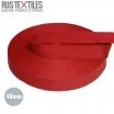 Gurtband Baumwolle Rot 40mm (Meterware) - (Gurtband)