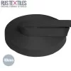 Gurtband Baumwolle Schwarz 40mm (Meterware)