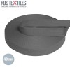 Ruban Sangle Coton Gris Foncé 40mm (au Mètre)