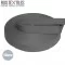 Ruban Sangle Coton Gris Foncé 40mm (au Mètre) - (Ruban Sangle)