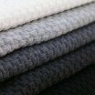 Tissu Jersey Matelassé à Motif Brique Ocre - (Vente De Tissu Au Mètre)
