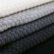 Knitted Jacquard Fabric Brick Pattern Ecru Knitted Jacquard Fabric Brick Pattern Ecru