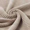 Nicki Breitcord Jersey Stoff Dunkel Beige - (Nicki Cord Jersey Stoffe)