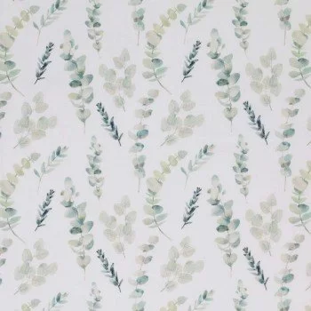 Cotton Poplin Digital Print - Eucalyptus Leaves Cotton Poplin Digital Print - Eucalyptus Leaves