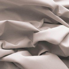 Popeline Di Cotone Tessuto Beige Chiaro