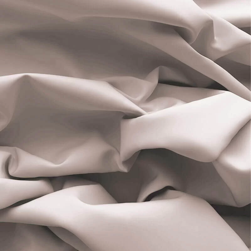 Katoenen Poplin Stof Licht Beige