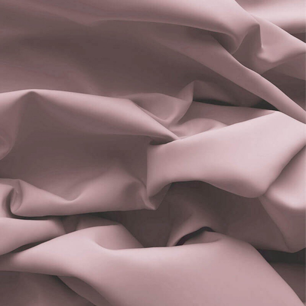 Tessuto Popeline Di Cotone Rosa Antico