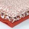 Bomuld Poplin Stof Digital Trykt - Lille Olivengren Brændt Orange - (Bomuld Poplin Print )
