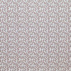 Cotton Poplin Digital Print - Small Olive Branch Old Mauve