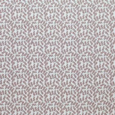 Popelina Bawełniana Druk Cyfrowy - Mała Gałązka Oliwna Stary Fiołkoworóżowy | Rijs Textiles Popelina Bawełniana Druk Cyfrowy - Mała Gałązka Oliwna Stary Fiołkoworóżowy