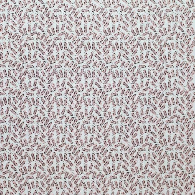 Baumwoll Popeline Digital - Kleiner Olivenzweig Altmauve Baumwoll Popeline Digital - Kleiner Olivenzweig Altmauve - (Baumwolle Poplin Gemustert)