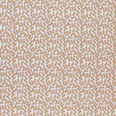 Cotton Poplin Digital Print - Small Olive Branch Ocher