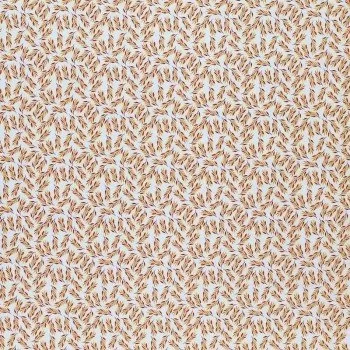 Bomuld Poplin Stof Digital Trykt - Lille Olivengren Okker