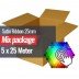 Satinbänder 25mm 5 Farben x 25 Meter Bundle Paket