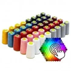 Filo Da Cucito Overlock 10 Colori x 4 Pezzi Pacchetto 
