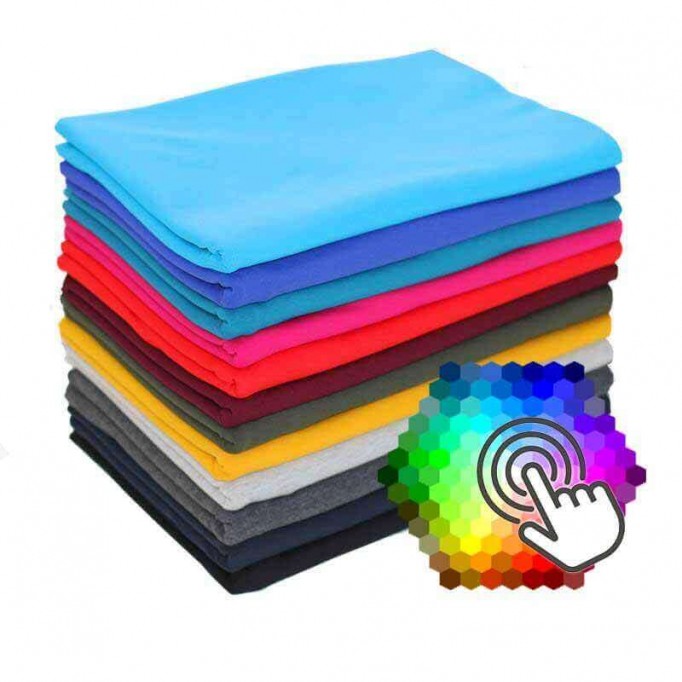 Cotton Jersey Fabric 12 Colors 2 Meters Package - (Jersey Fabric Cotton )