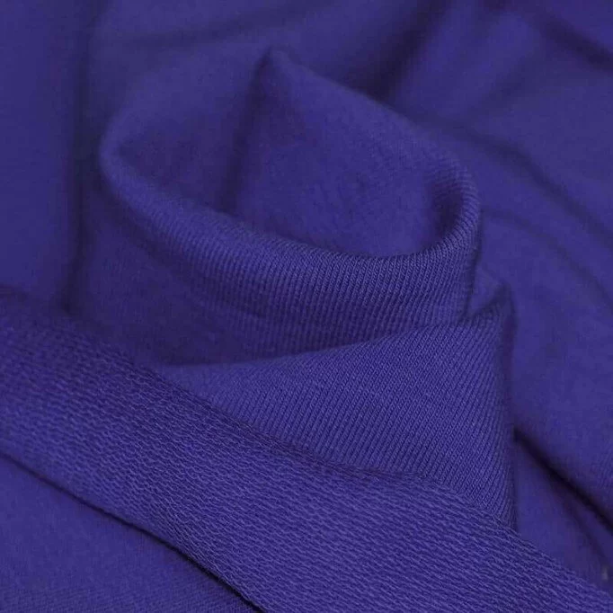Tessuto Felpa Sweat Cobalto - (Tessuti Felpa Sweat)