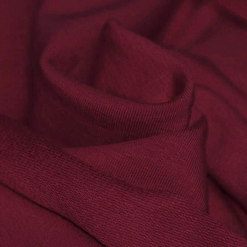 French Terry Stof Bordeaux