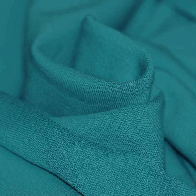 Sweatshirt Stof Petrol - (Sweatshirt Stoffen)